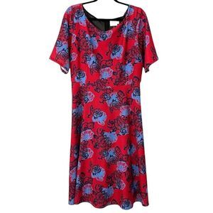 ANTHROPOLOGIE HD in Paris Colorful Mid-Length Tailored Dress  14